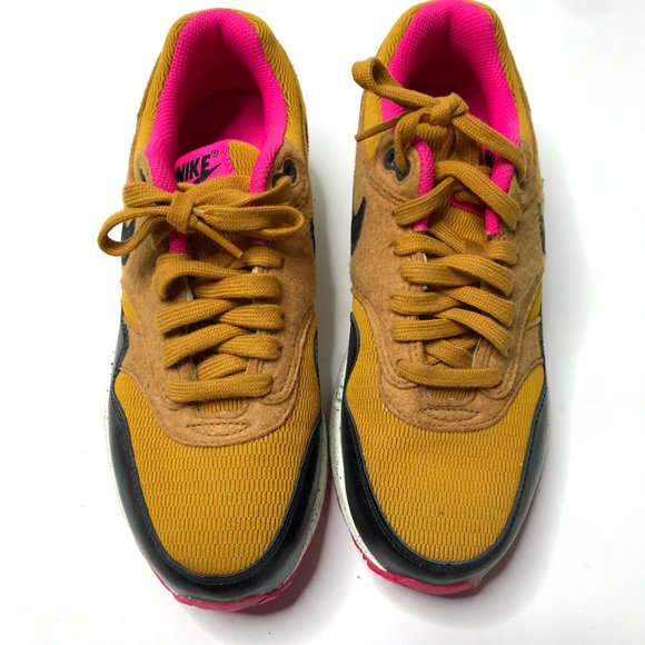 Nike Air Max 1 gold suede - Picture 4 of 10